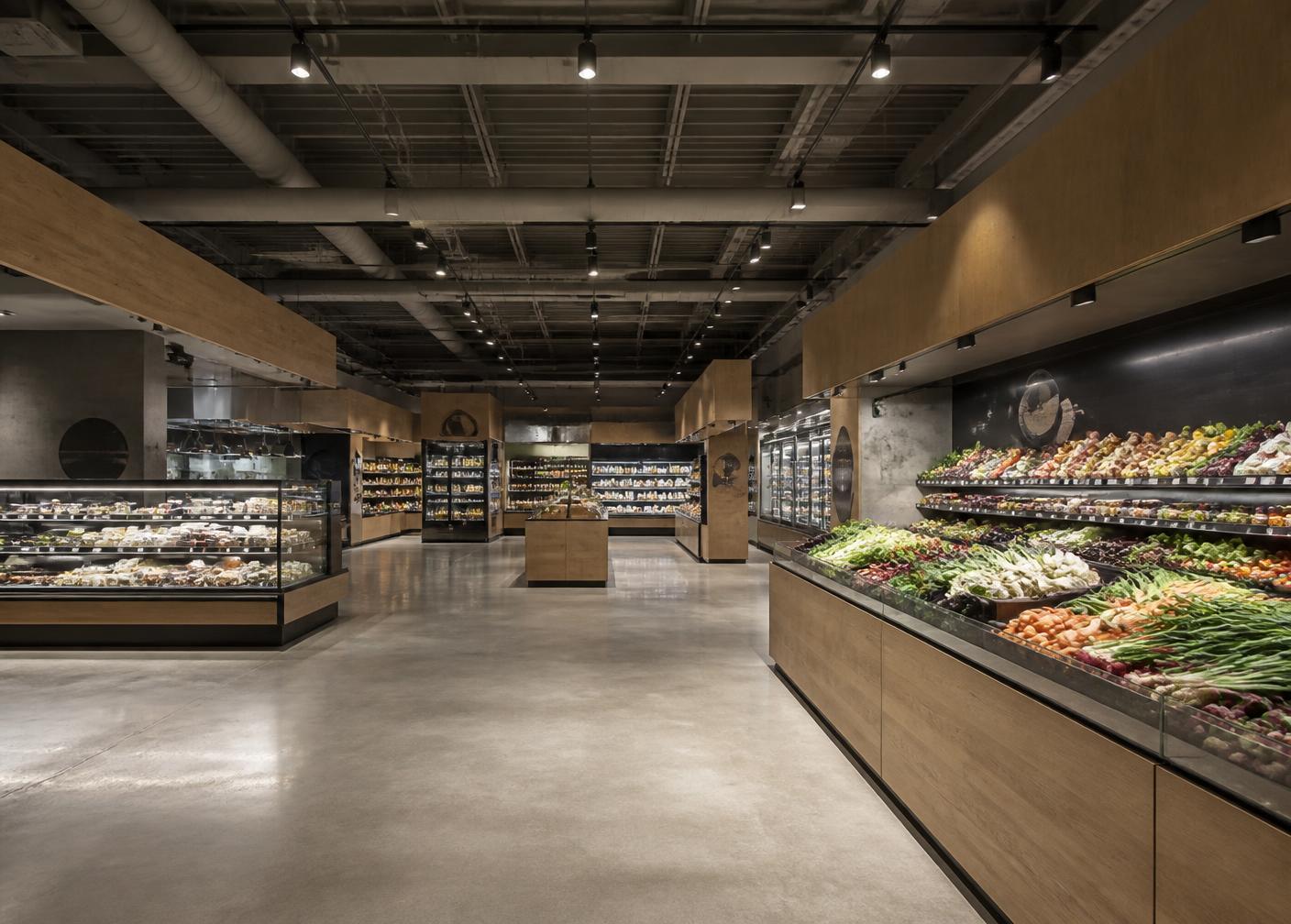 Färdig modern butiksmiljö med nya exponeringslösningar